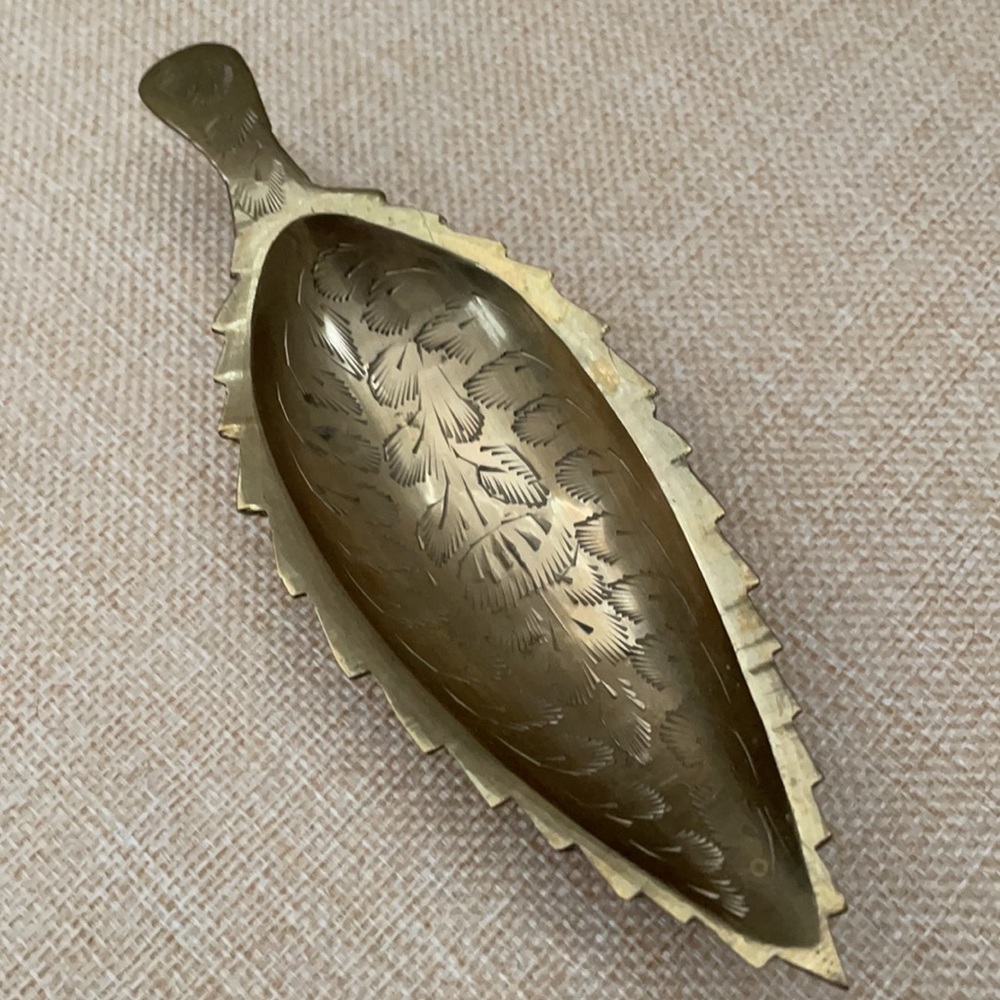 Vintage Brass jewellery dish